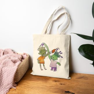 Plant Buddies – Cotton Canvas Tote Bag