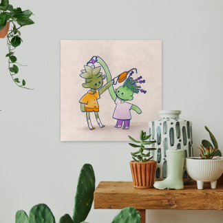 Plant Buddies - Matte Horizontal Posters